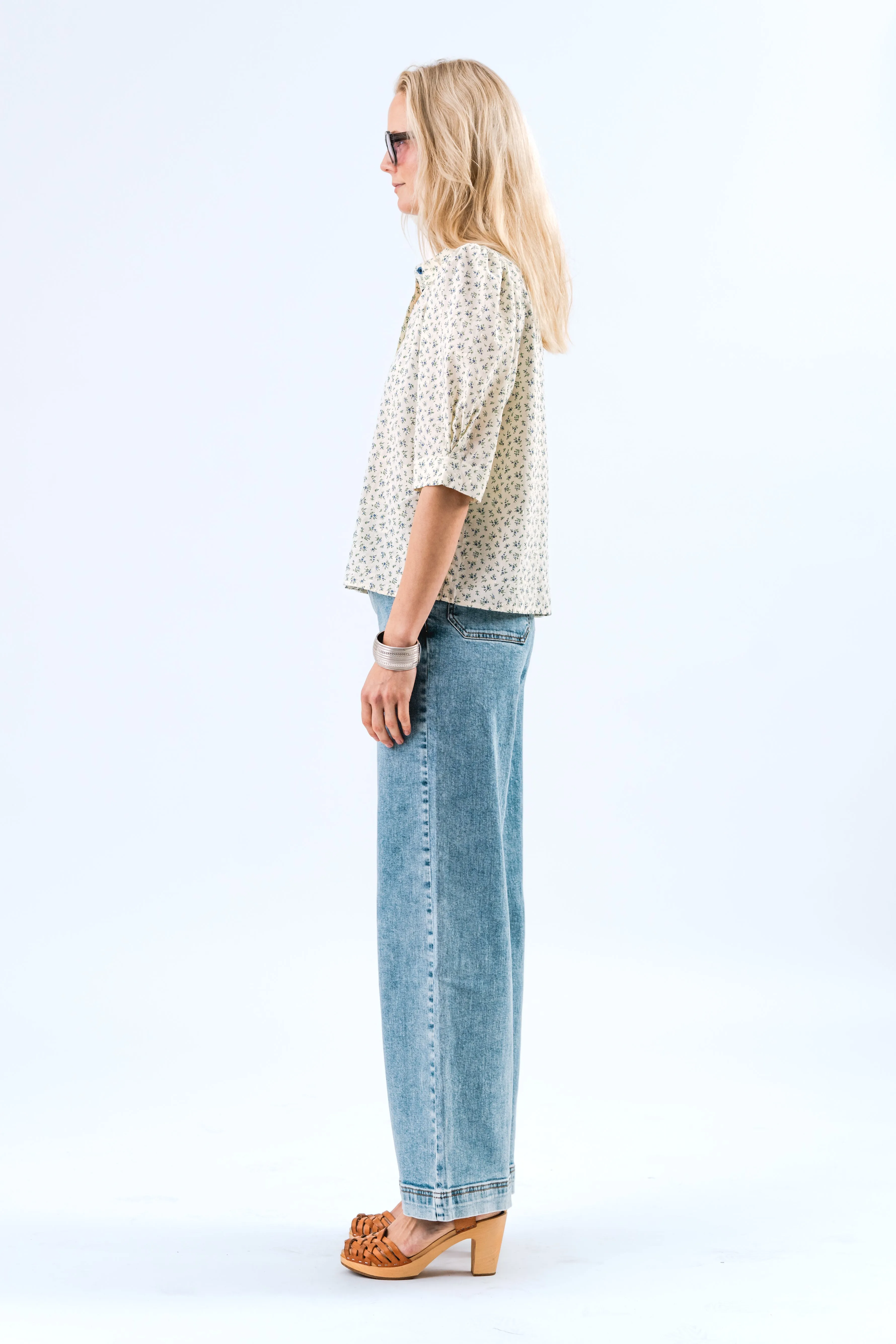 25107-1006 Blou Bonoll Shirt Ss Blue
