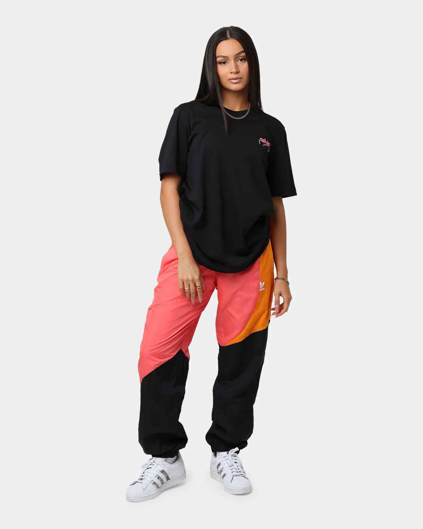 Adidas Adicolor Colorblock Track Pants Black/Semi Turb