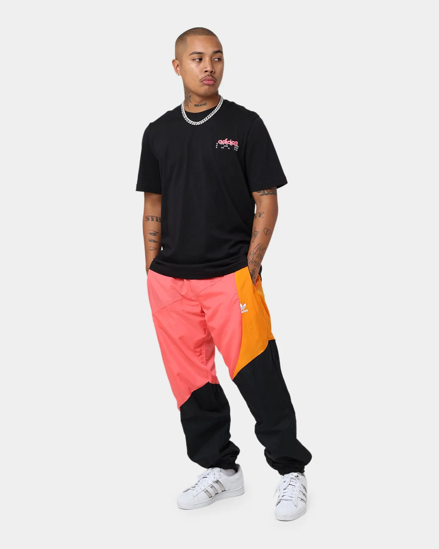 Adidas Adicolor Colorblock Track Pants Black/Semi Turb