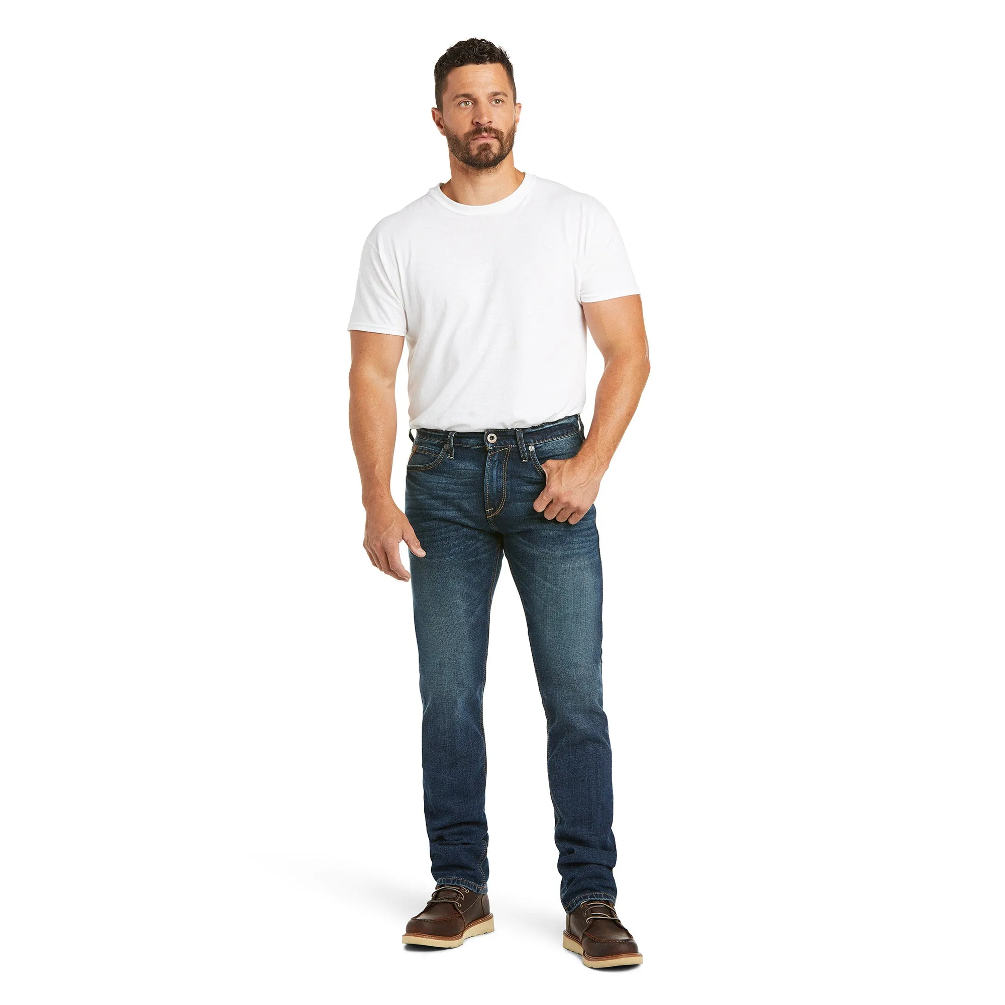 Ariat Mens M8 Modern Stretch Rial Straight Jeans 10034674