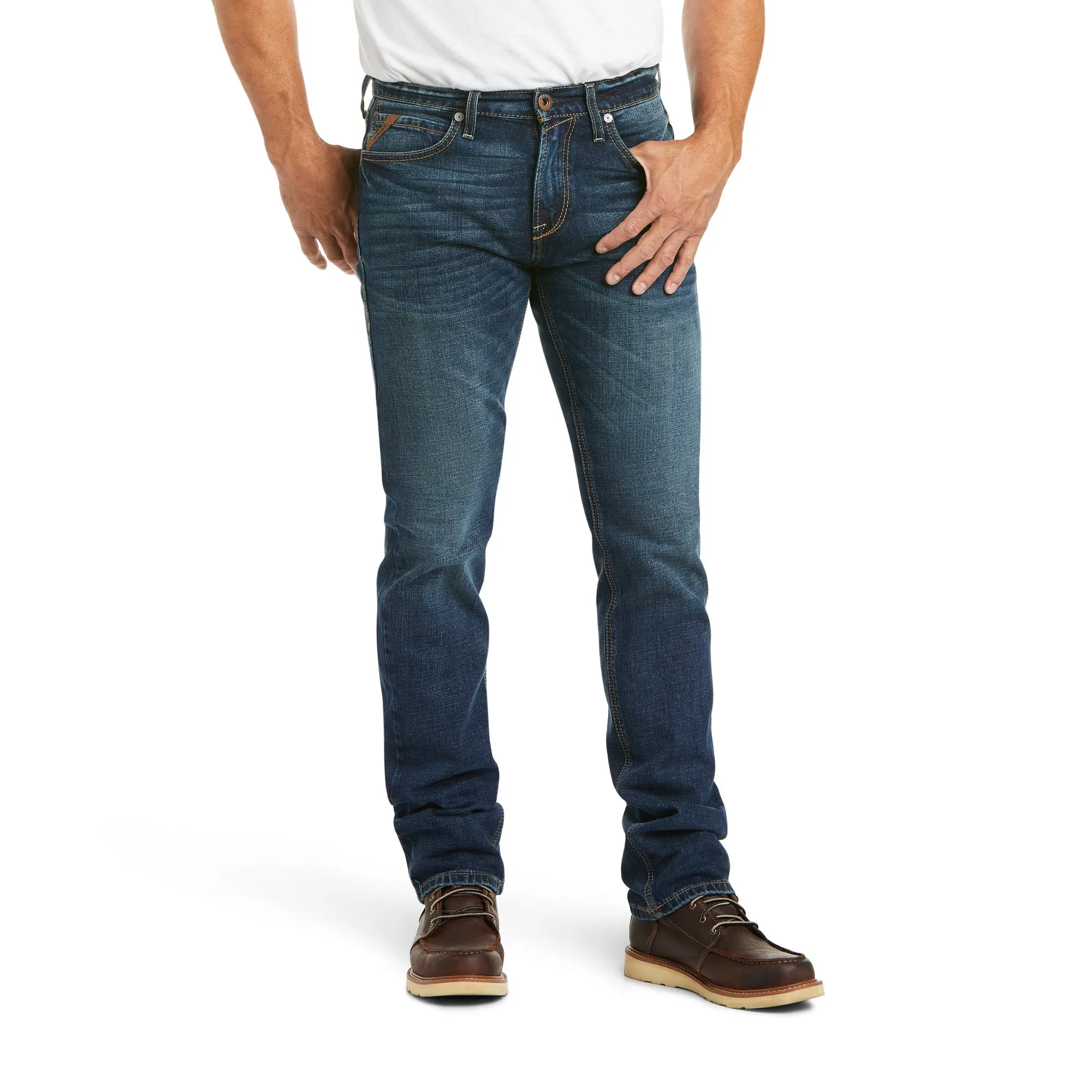 Ariat Mens M8 Modern Stretch Rial Straight Jeans 10034674