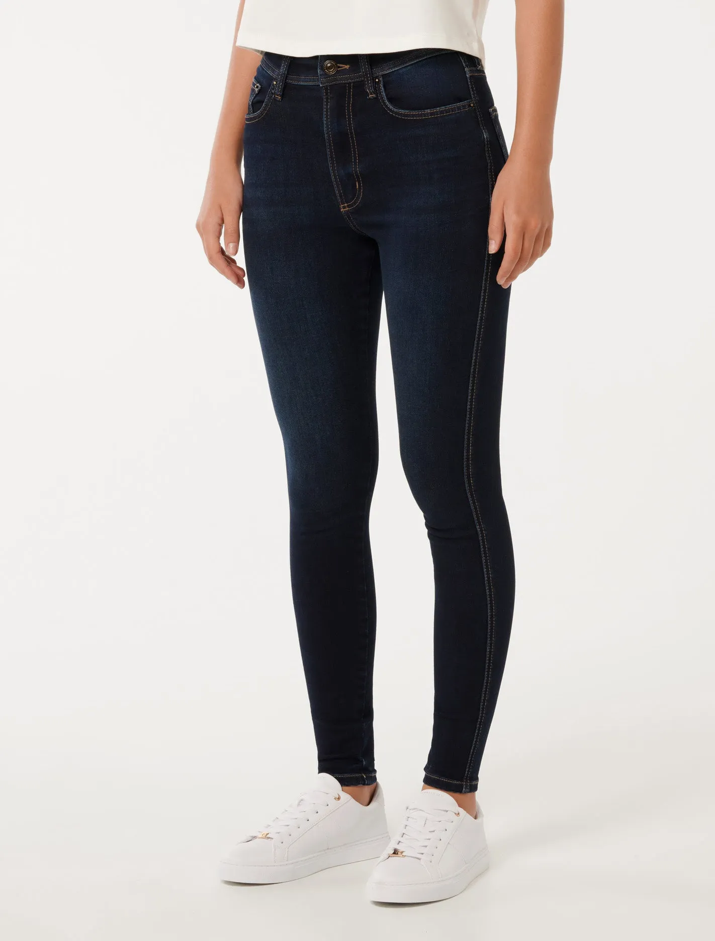 Ashley Mid-Rise Ankle Skinny Jeans