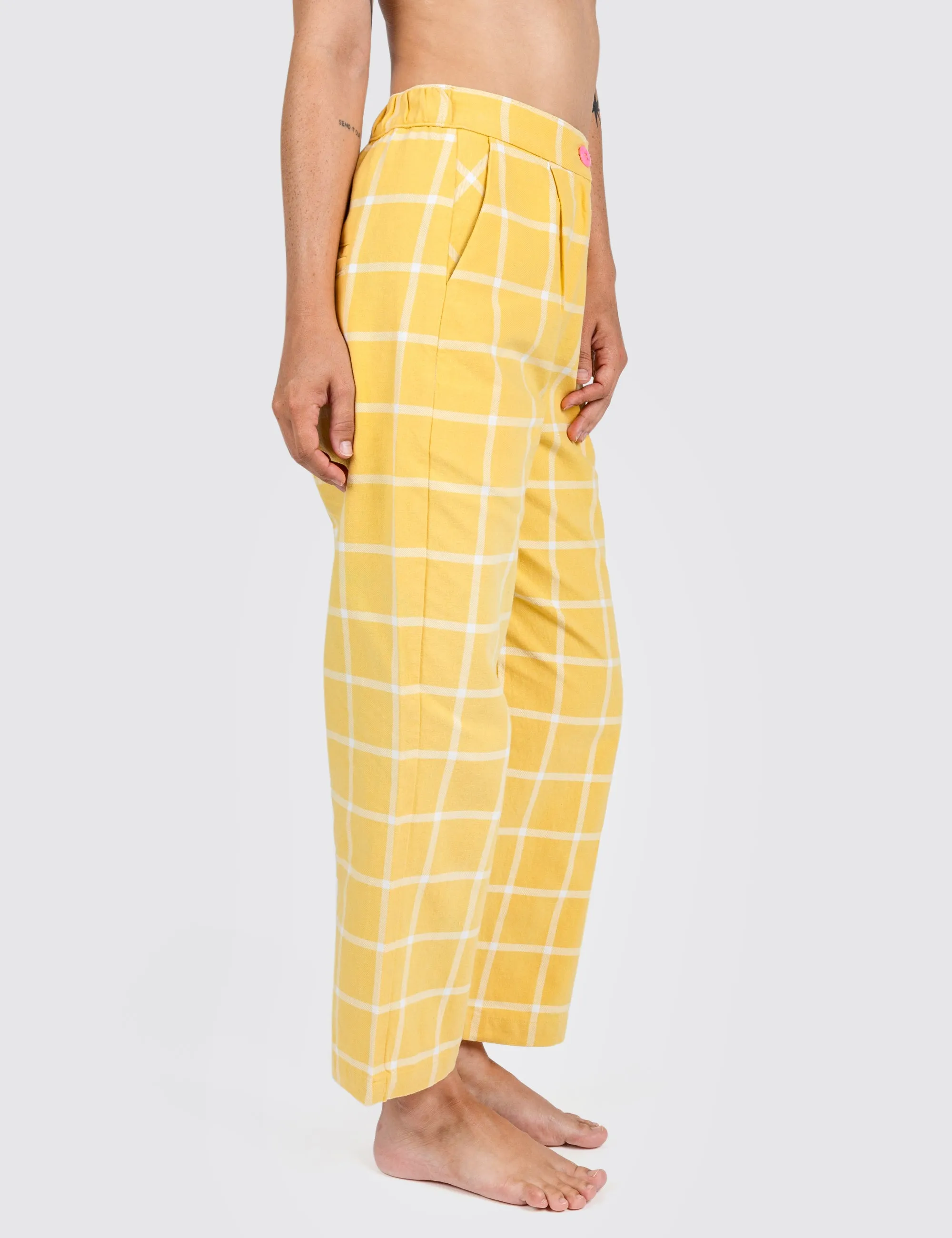 Banana Grid Hillcrest Pants