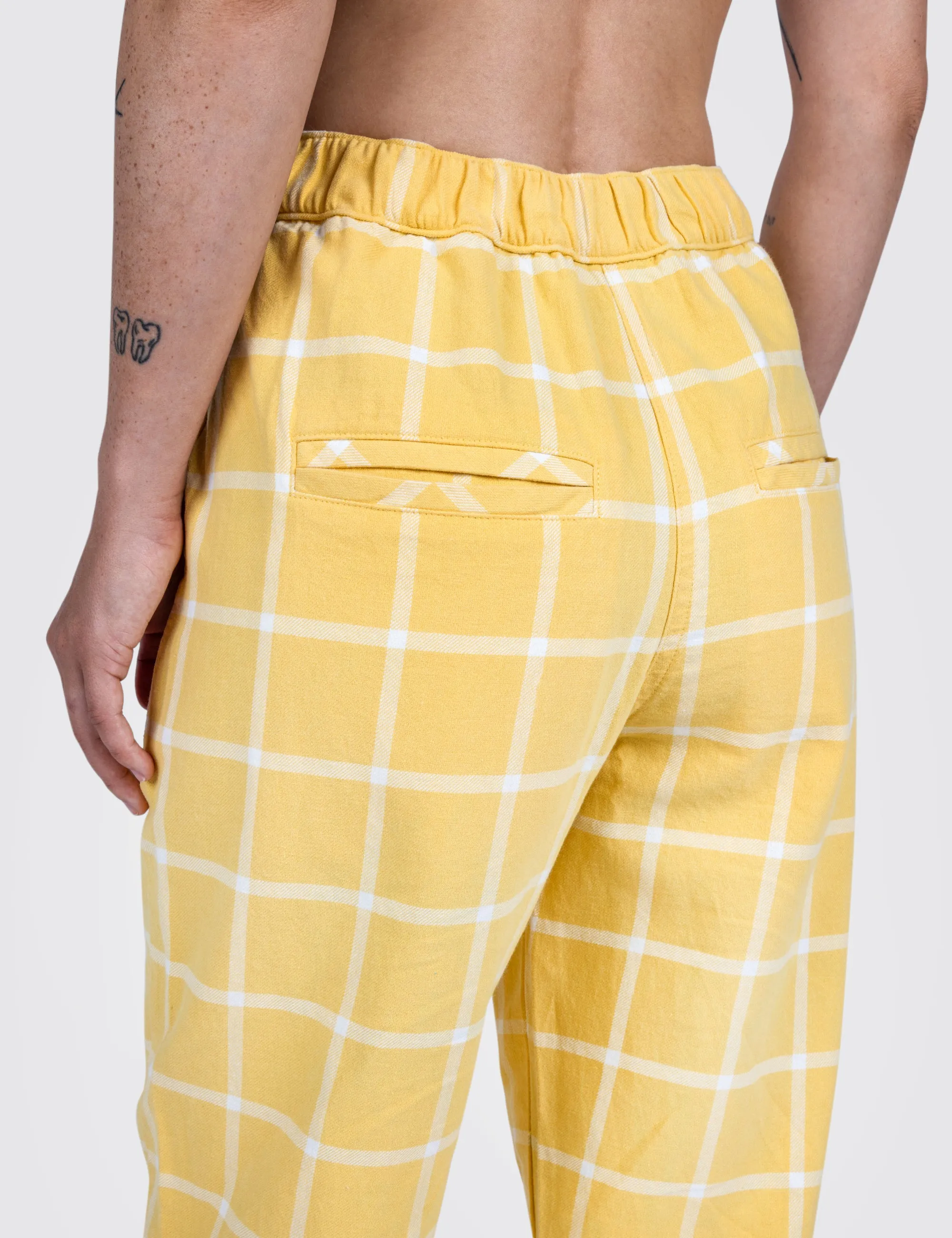 Banana Grid Hillcrest Pants