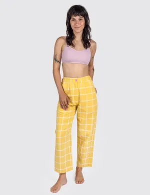 Banana Grid Hillcrest Pants