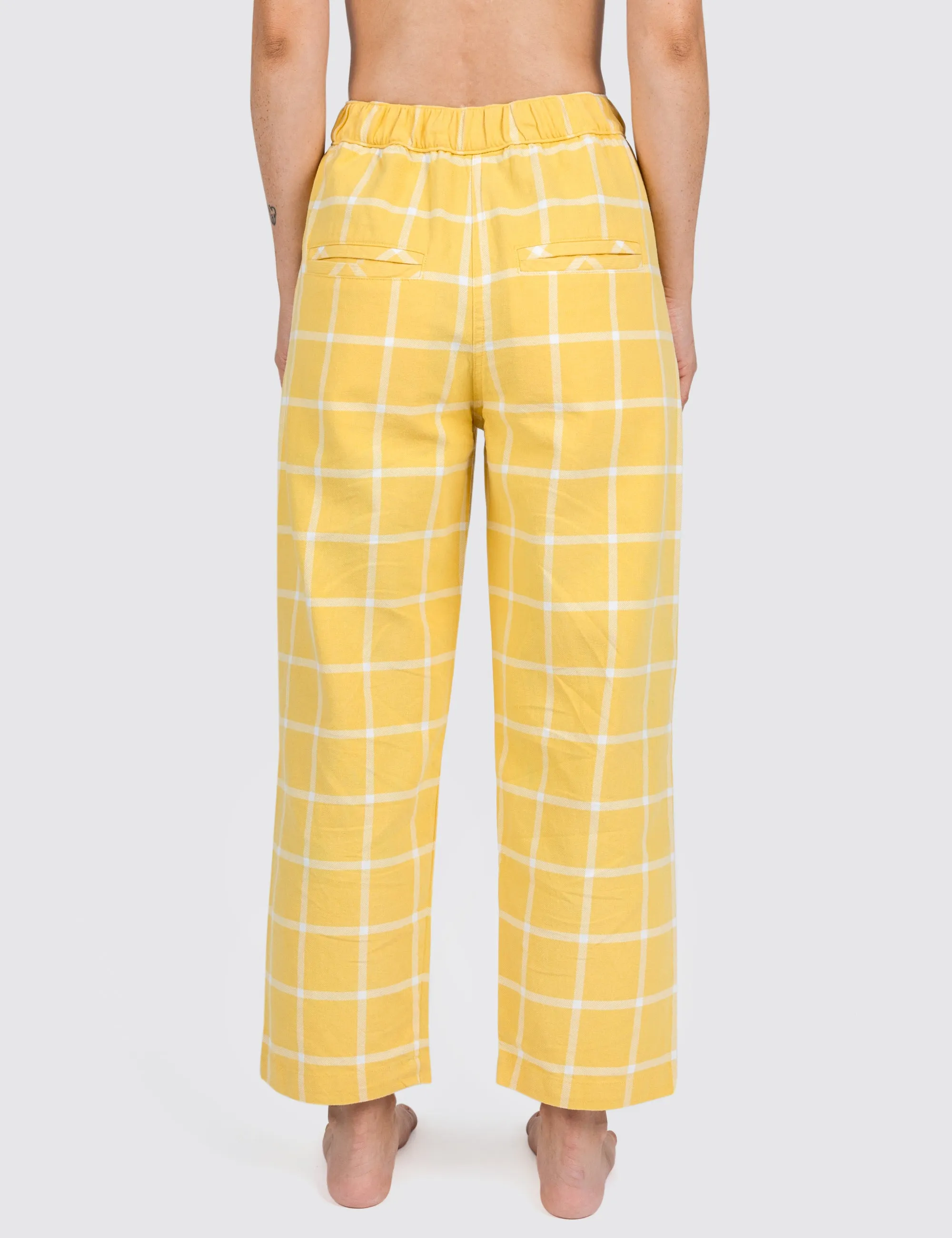 Banana Grid Hillcrest Pants