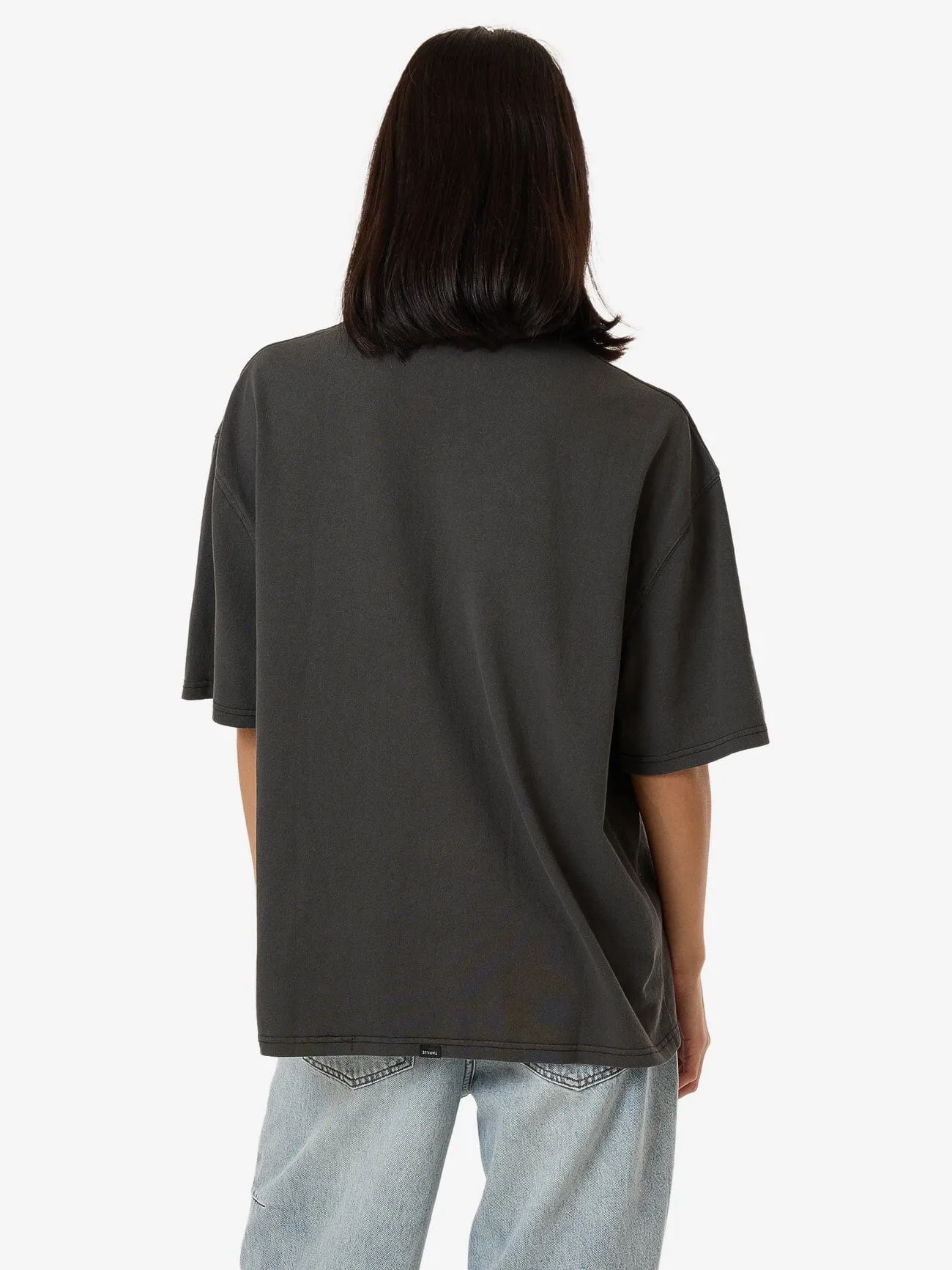 Beyond The Hills Oversized Tee - Merch Black