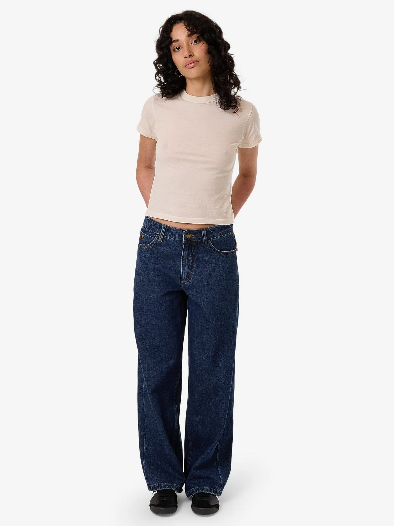 Billie Low Rise Baggy Jean - Rinsed Ink