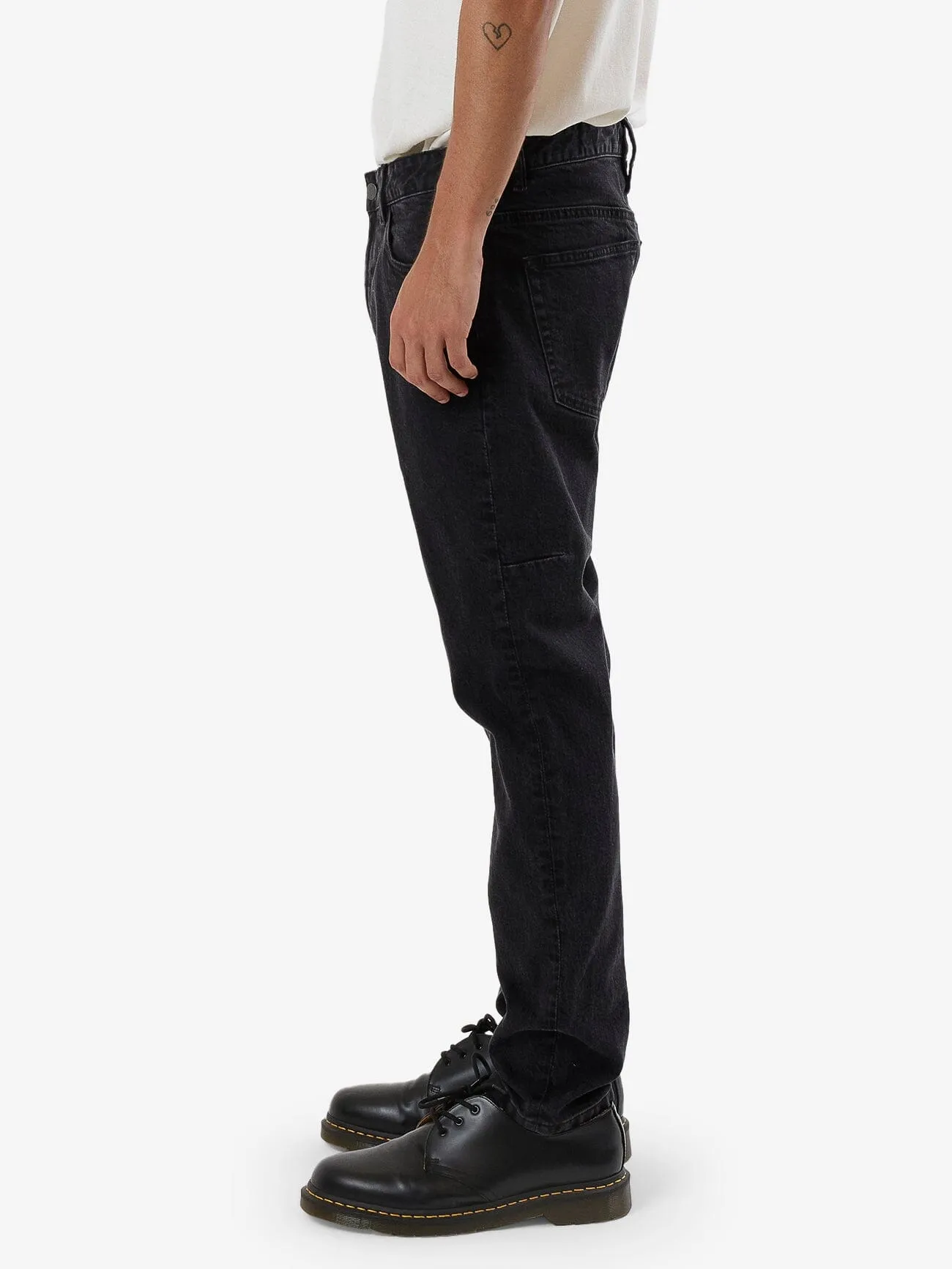 Bones Denim Jean - Aged Black
