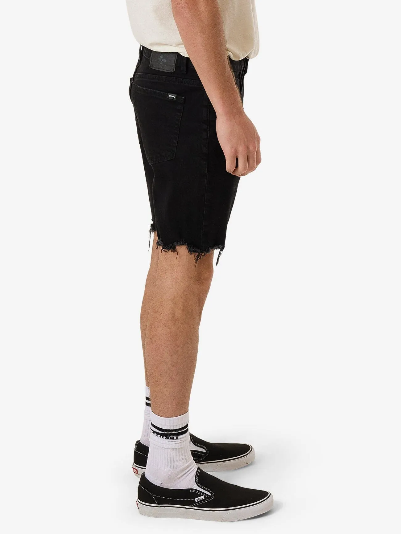 Bones Denim Short - Black Rinse