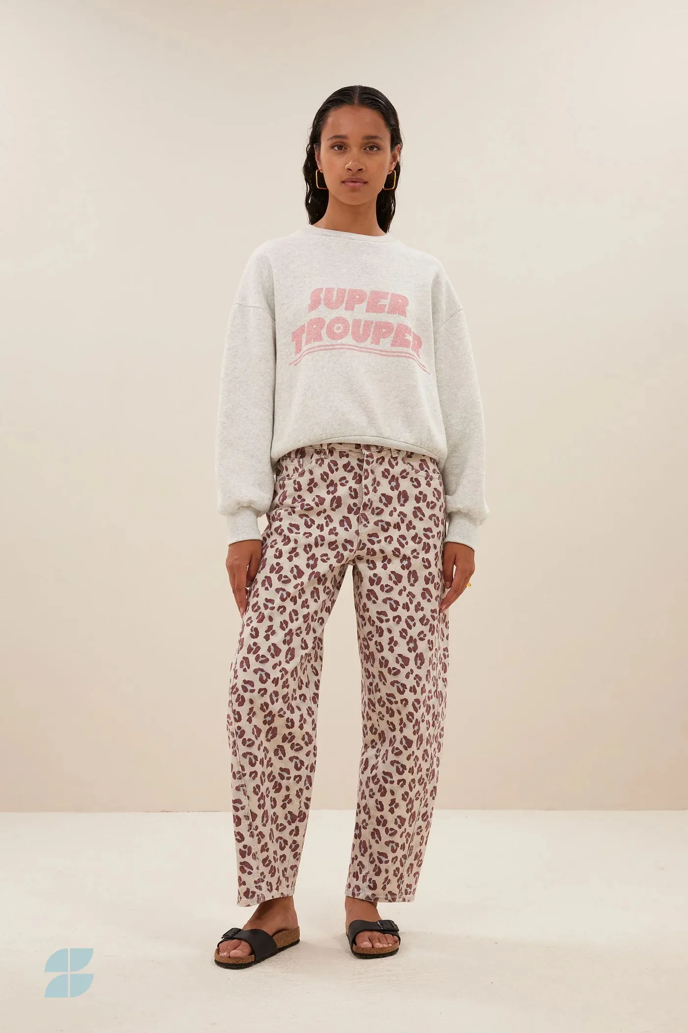 By-Bar Begum Pink Cheetah Pants