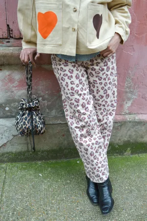 By-Bar Begum Pink Cheetah Pants