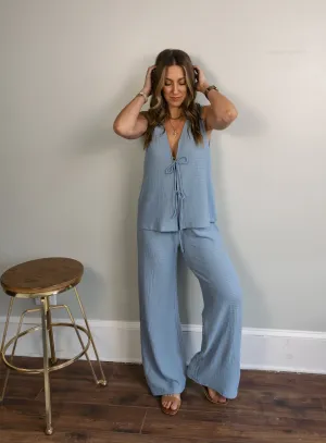 Cerena Waffle Knit Pants - Final Sale