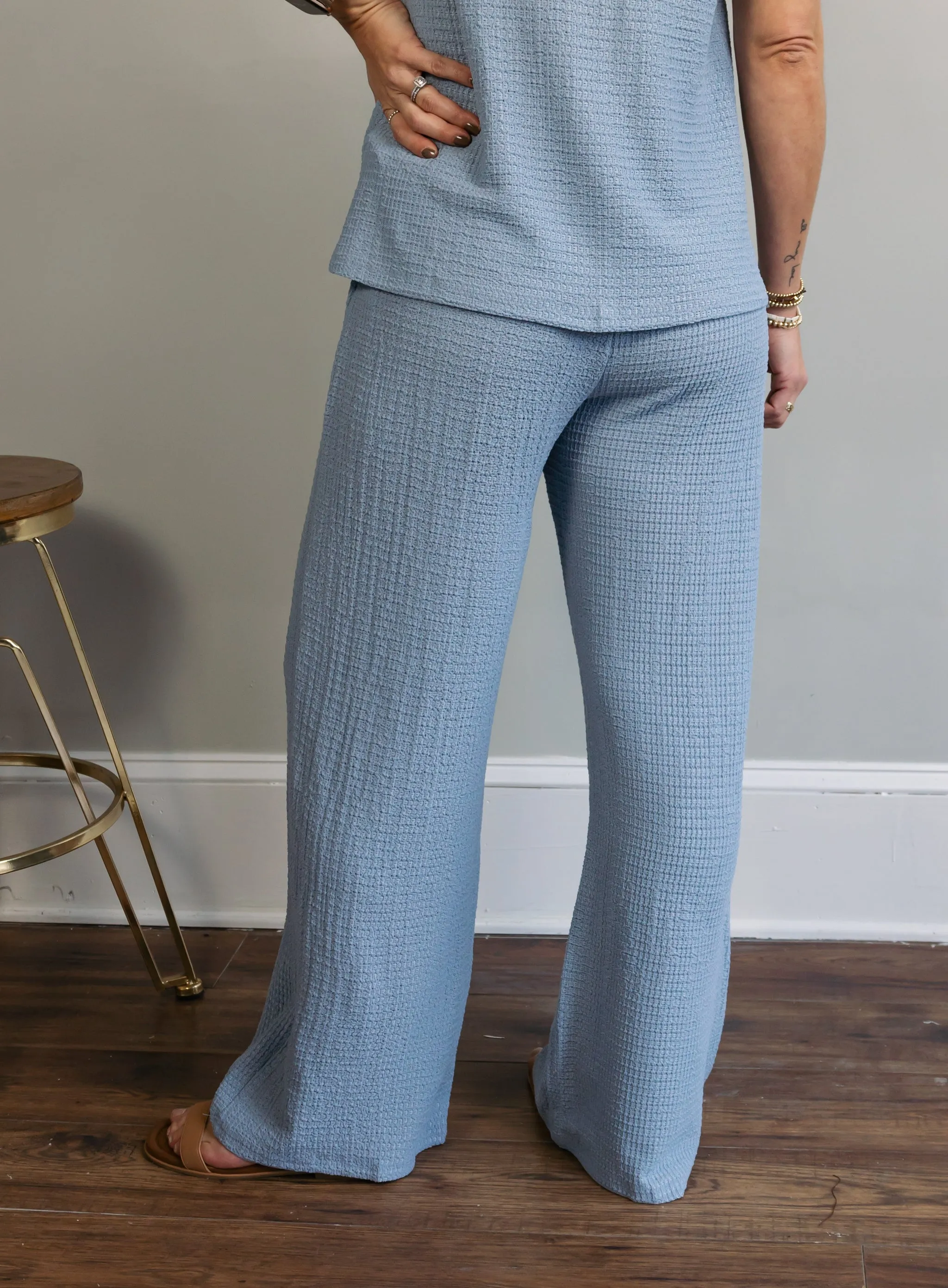 Cerena Waffle Knit Pants - Final Sale