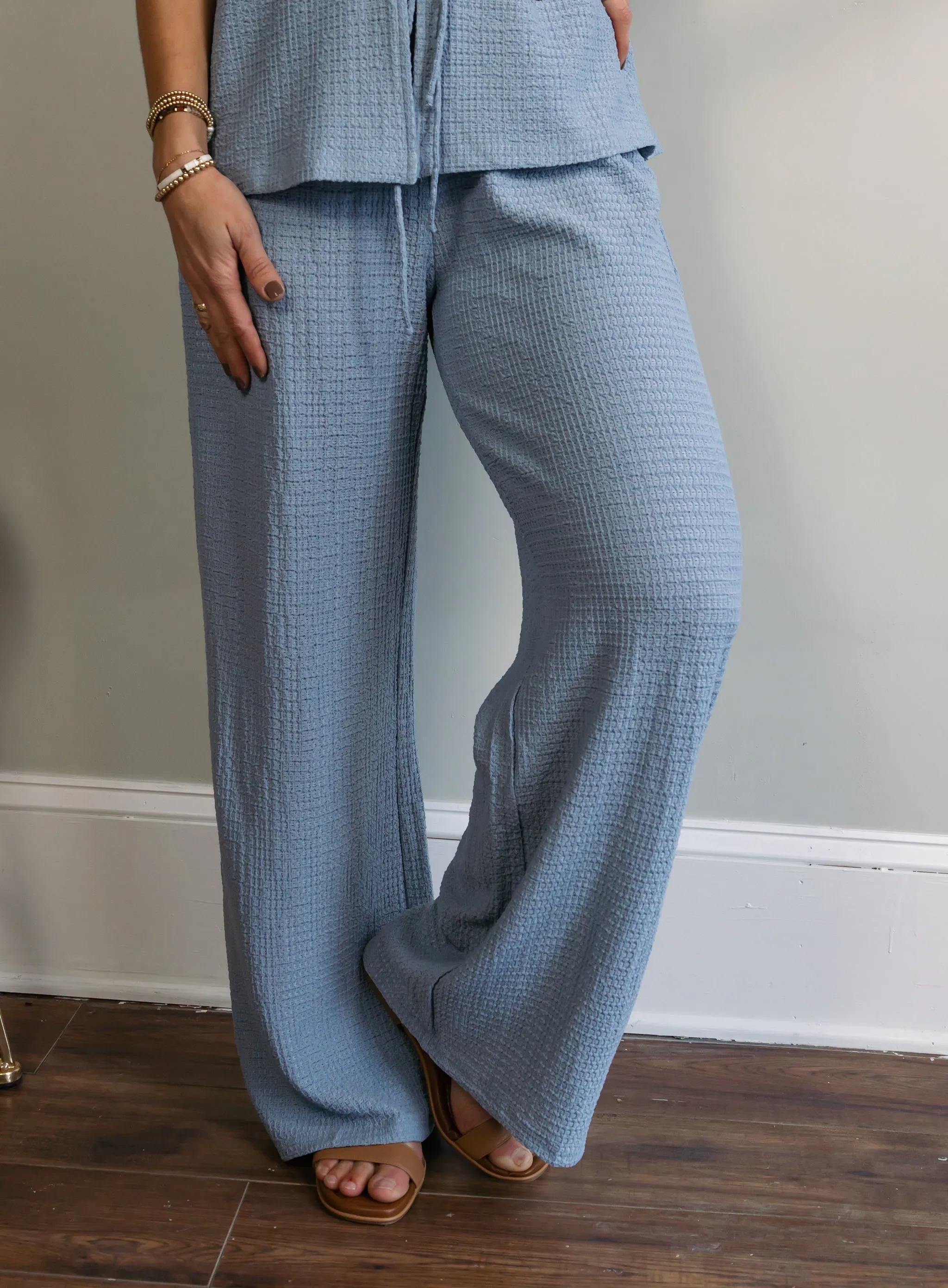 Cerena Waffle Knit Pants - Final Sale