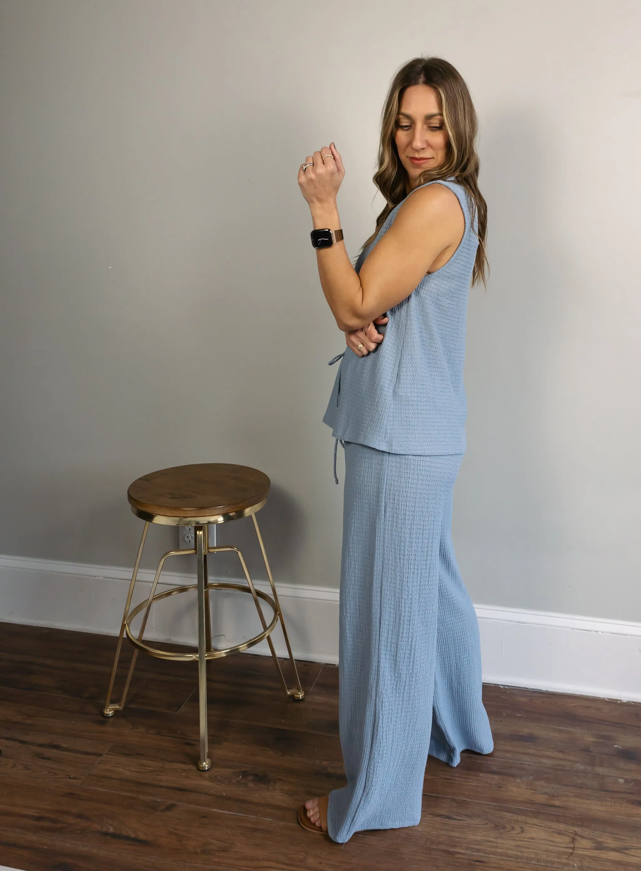 Cerena Waffle Knit Pants - Final Sale