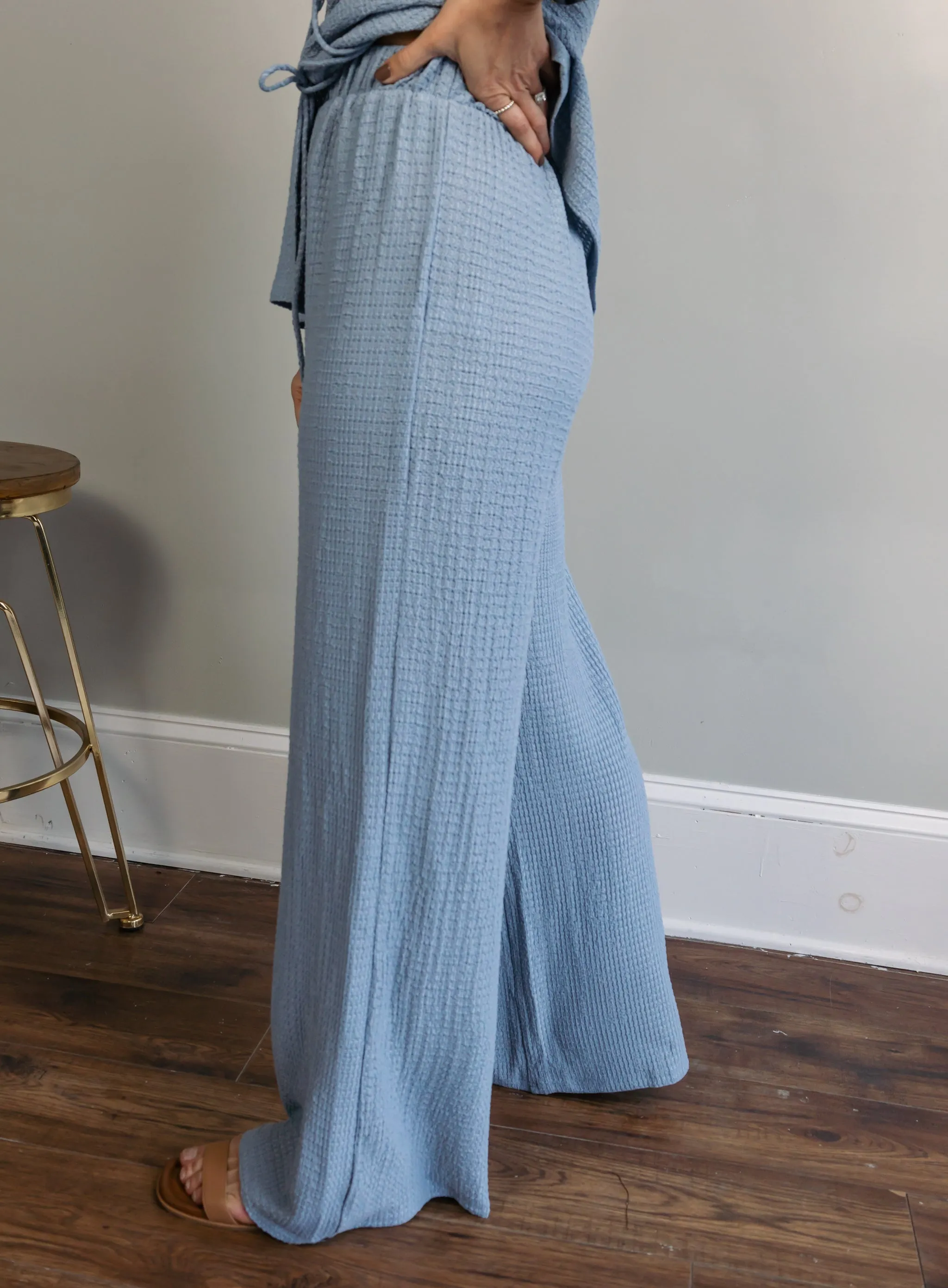 Cerena Waffle Knit Pants - Final Sale