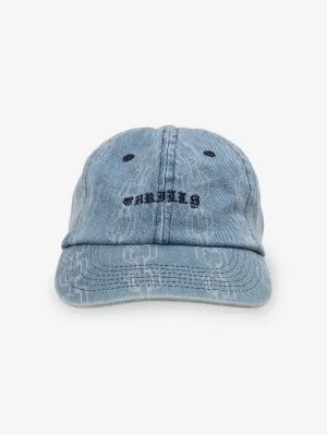 Chain Reaction 6 Panel Cap - Faded Rinse Indigo