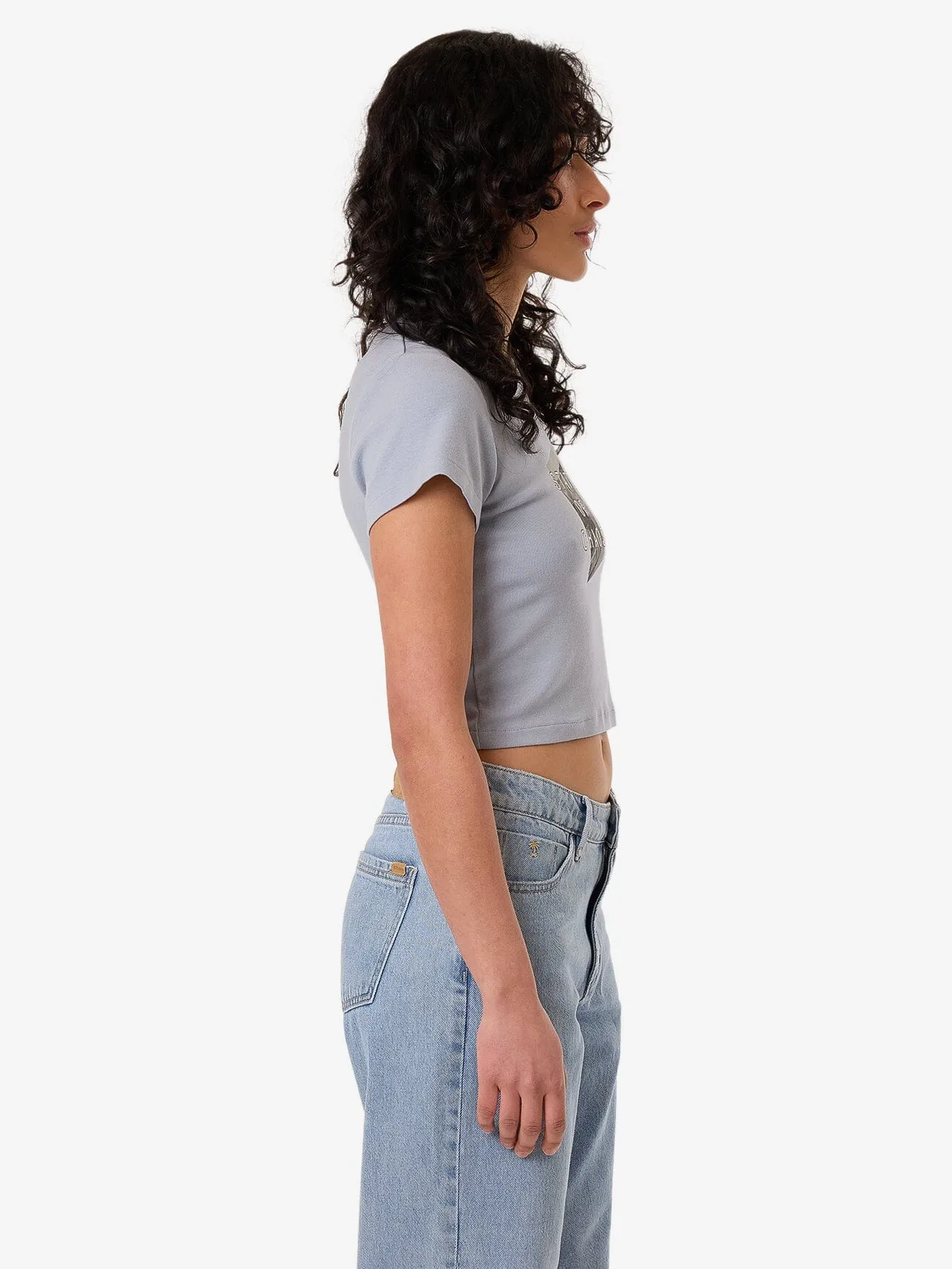 Chaotic Growth Mini Tee - Ashley Blue