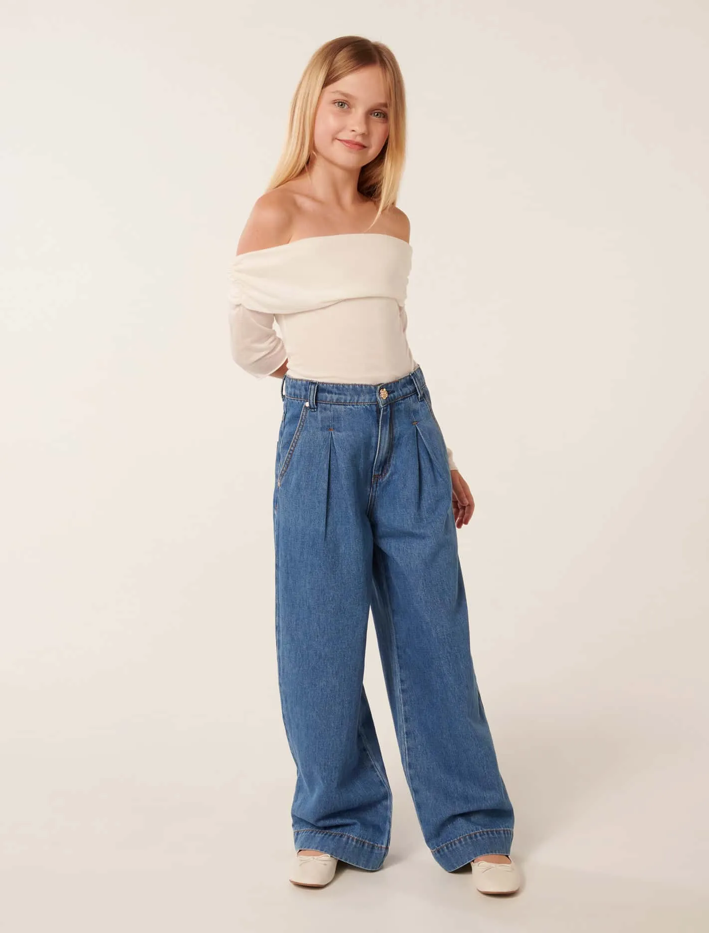 Cheyenne Teen Wide Leg Jeans