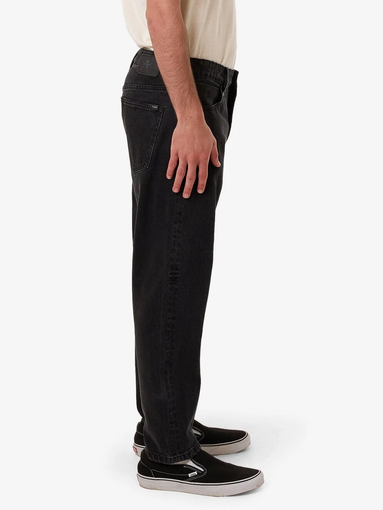 Chopped Denim Jean - Coal