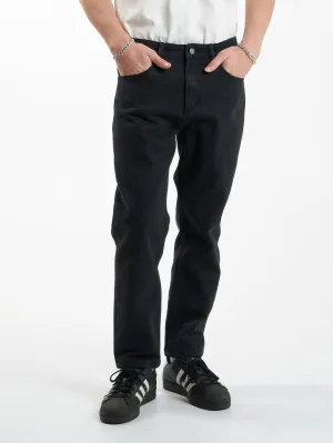 Chopped Denim Jean - Dusk Black