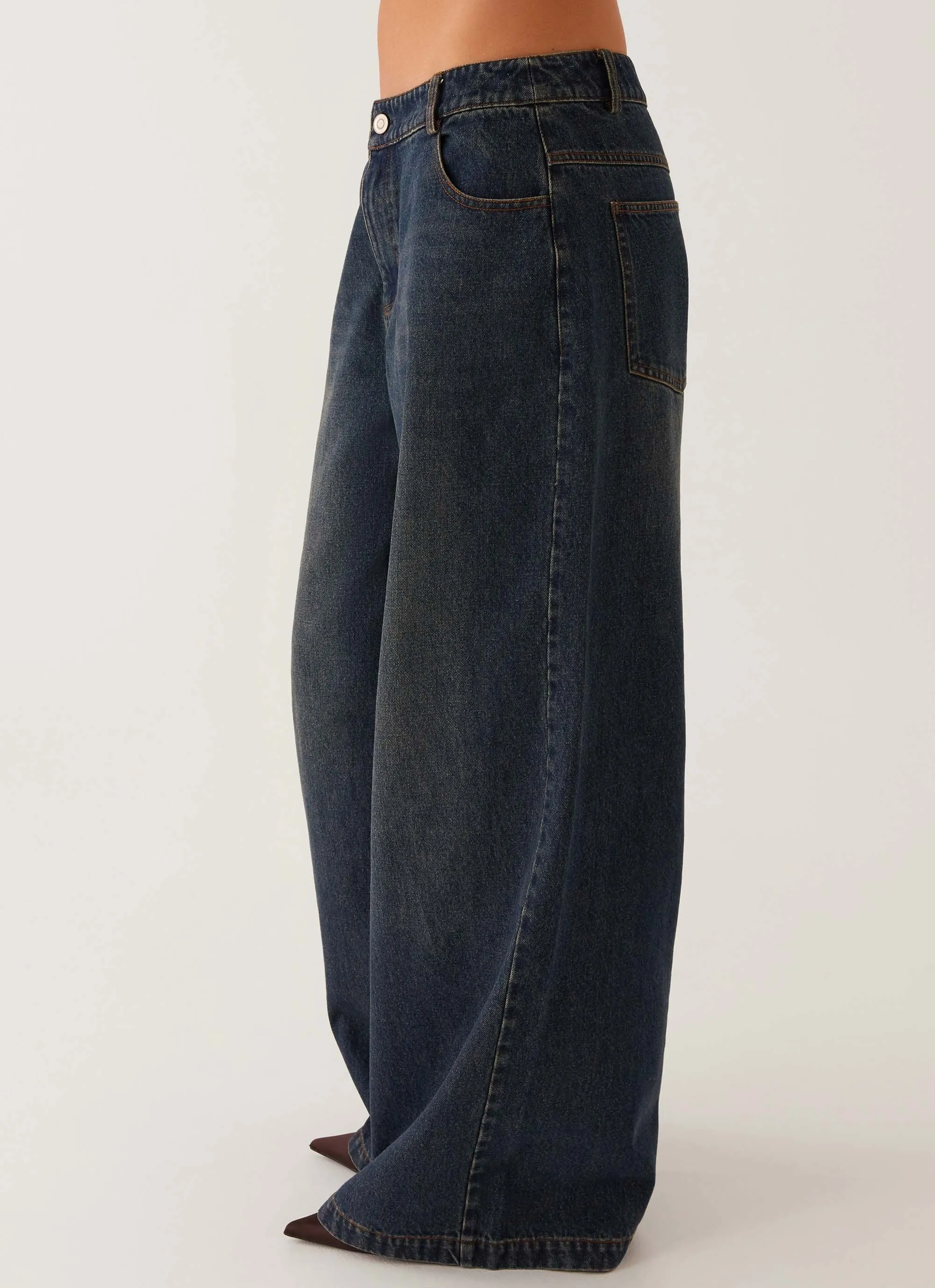 Colorado Wide Leg Jeans - Blue