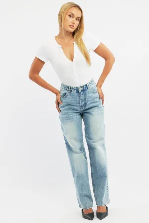 Denim Baggy Denim Jeans Low rise