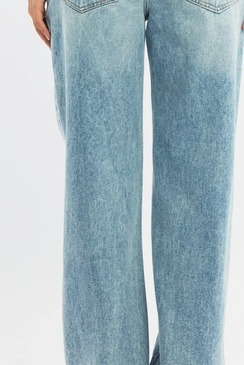 Denim Baggy Denim Jeans Low rise