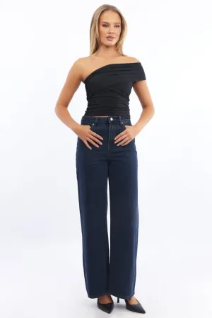 Denim Baggy Jeans Low Rise
