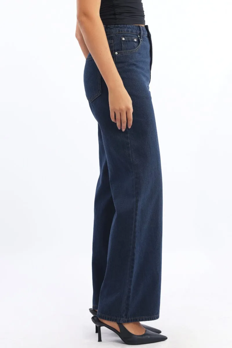Denim Baggy Jeans Low Rise