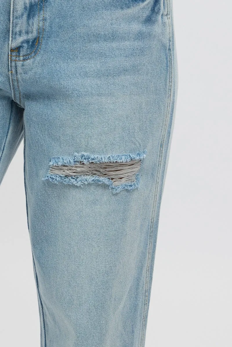 Denim Baggy Jeans Low Rise