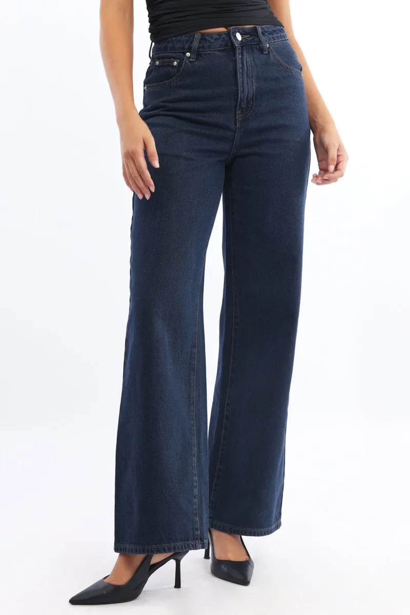 Denim Baggy Jeans Low Rise