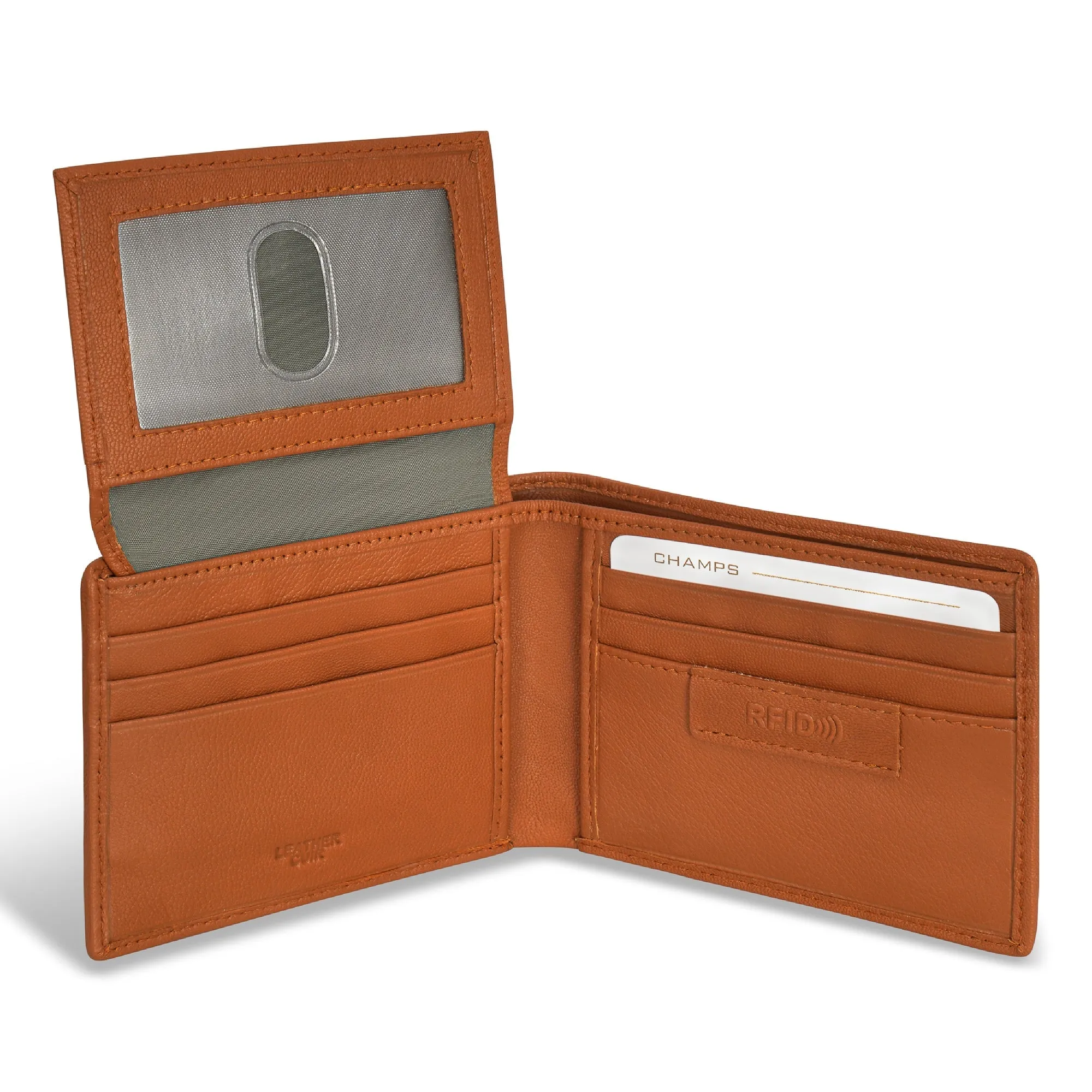 Denim / Leather Top Wing Wallet