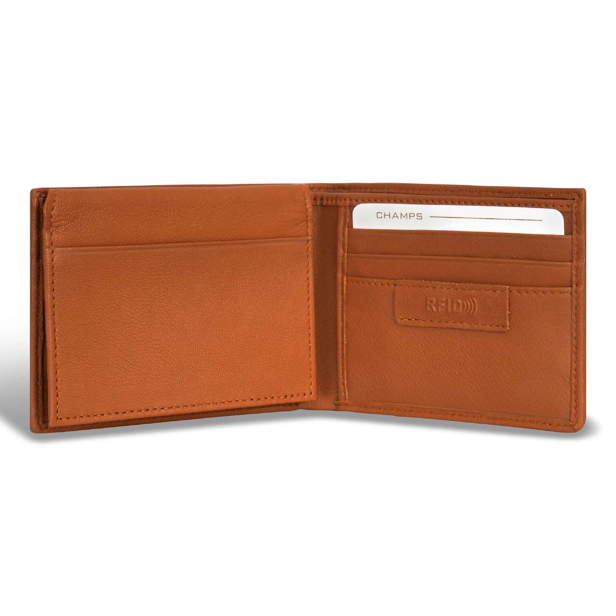 Denim / Leather Top Wing Wallet
