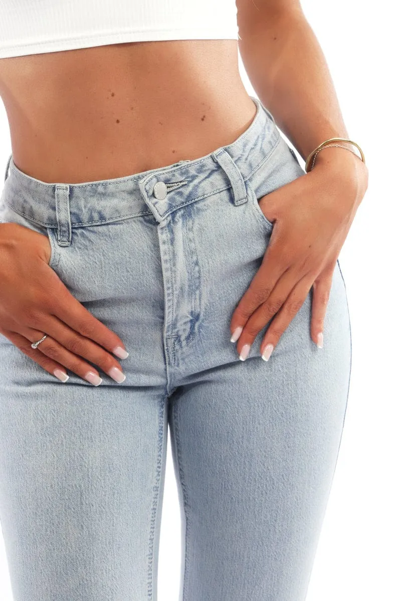 Denim Straight Denim Jeans