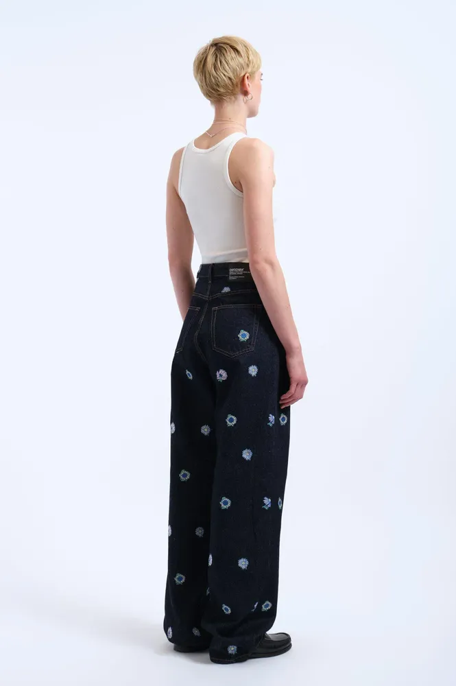 Dr Denim Donna Stream Rinse Flower Jeans