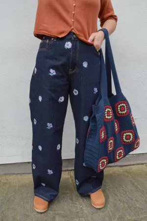 Dr Denim Donna Stream Rinse Flower Jeans