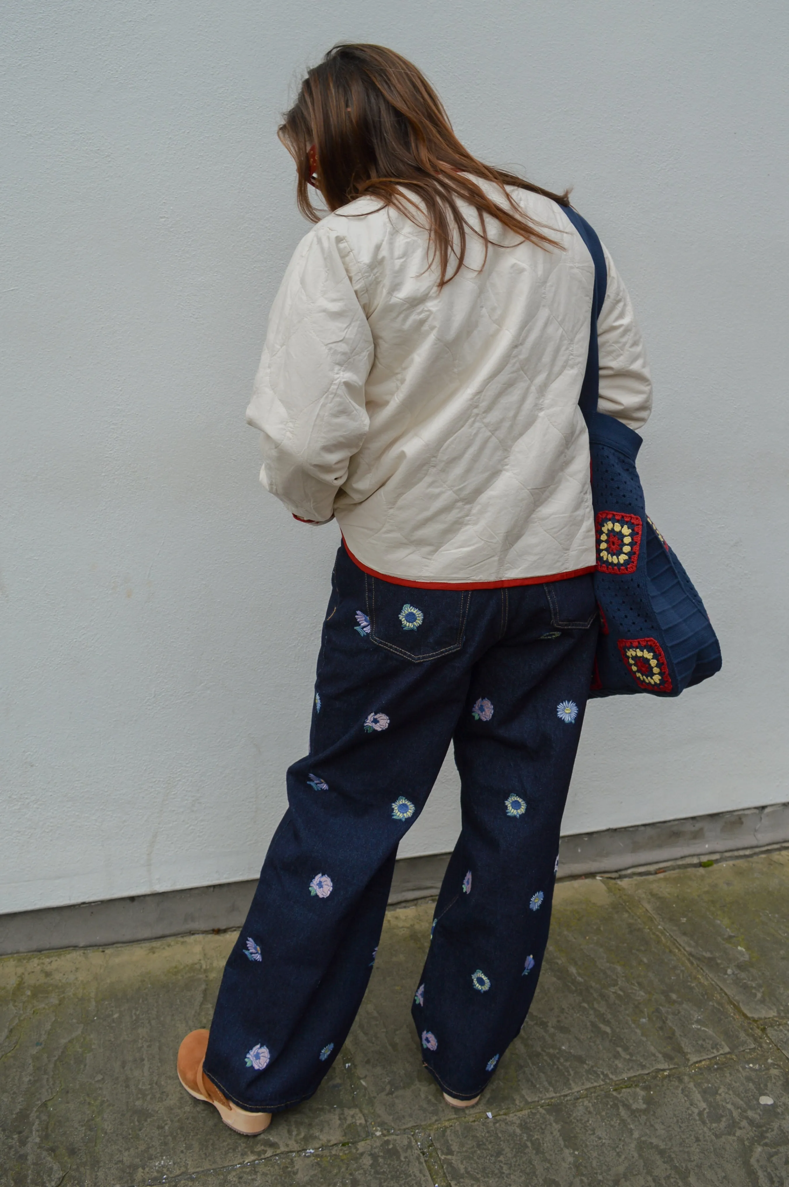 Dr Denim Donna Stream Rinse Flower Jeans