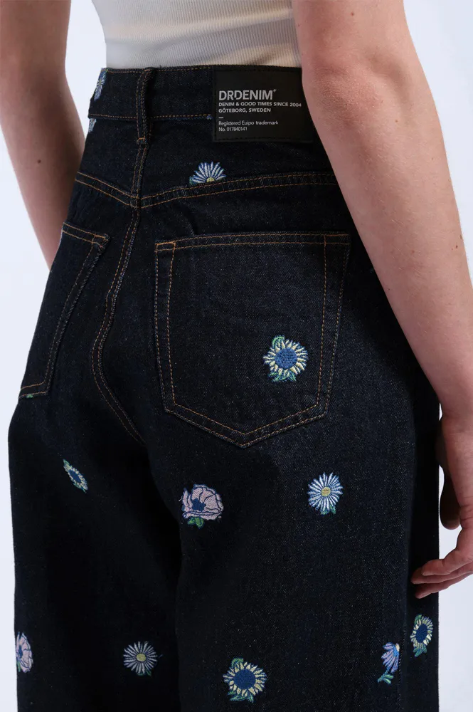 Dr Denim Donna Stream Rinse Flower Jeans