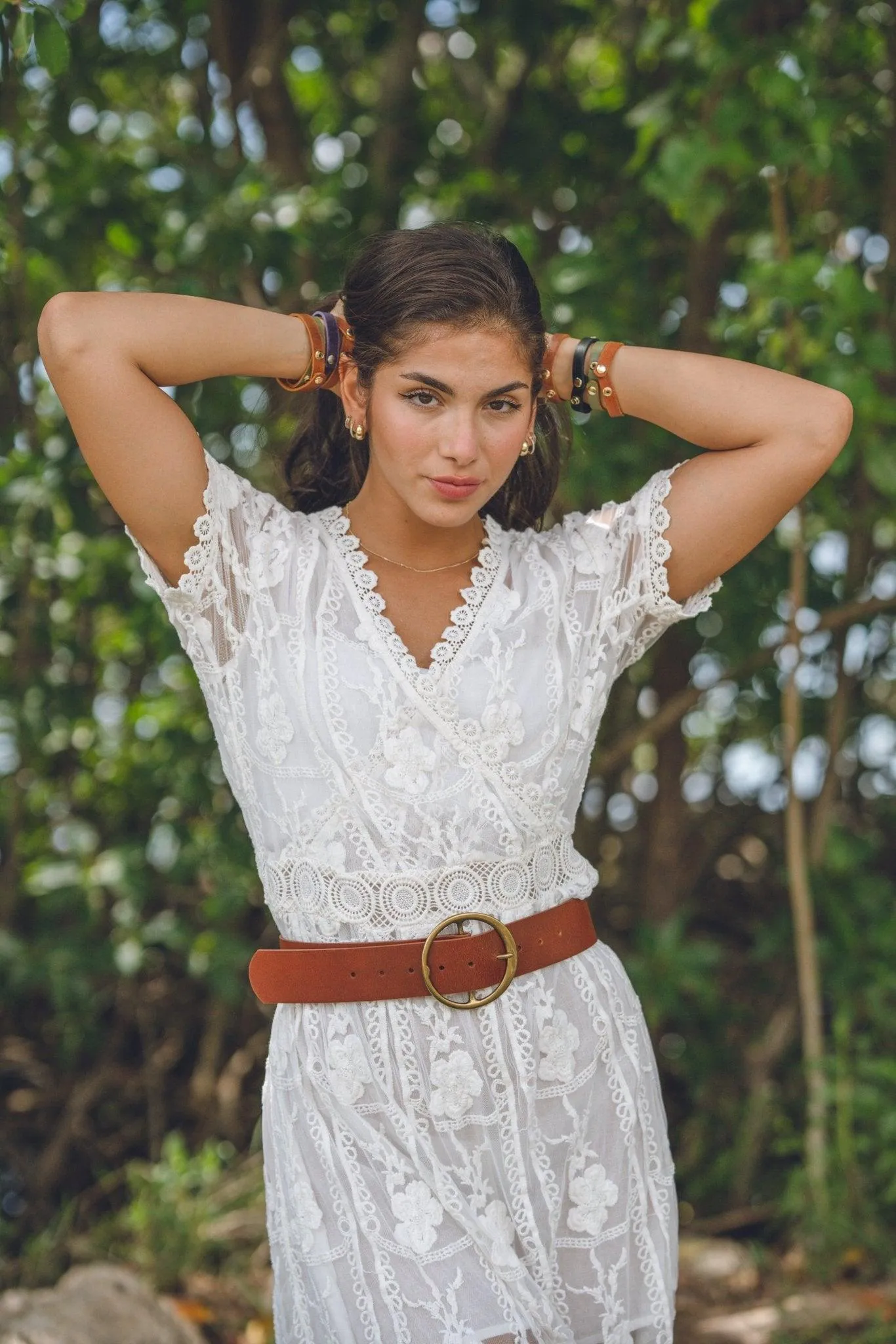 Eclipse Leather Belt
