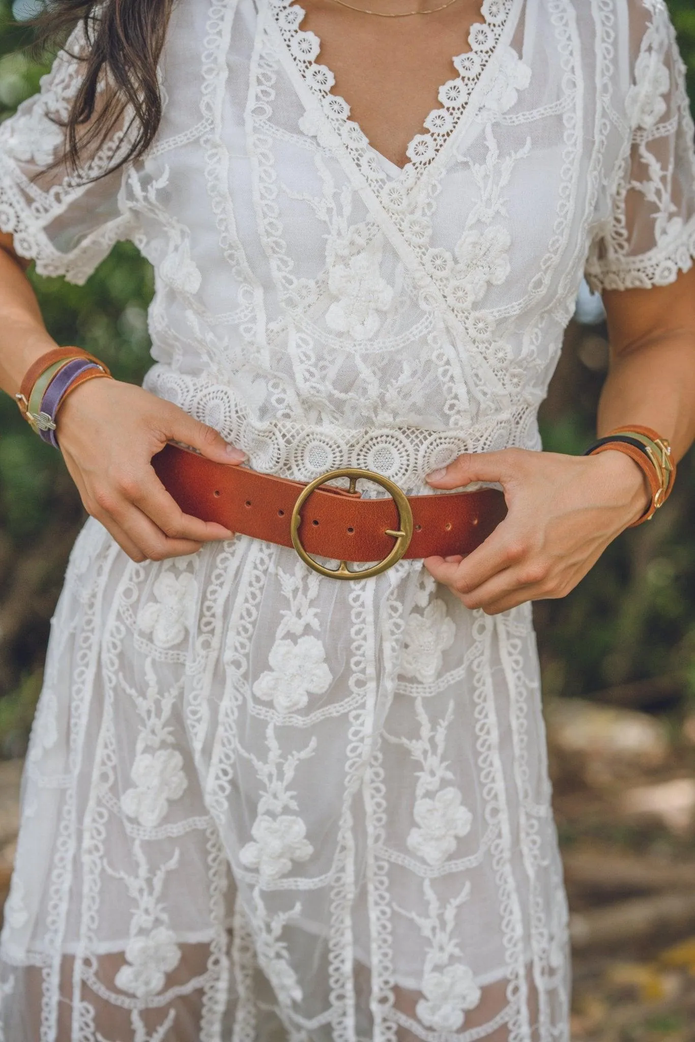 Eclipse Leather Belt