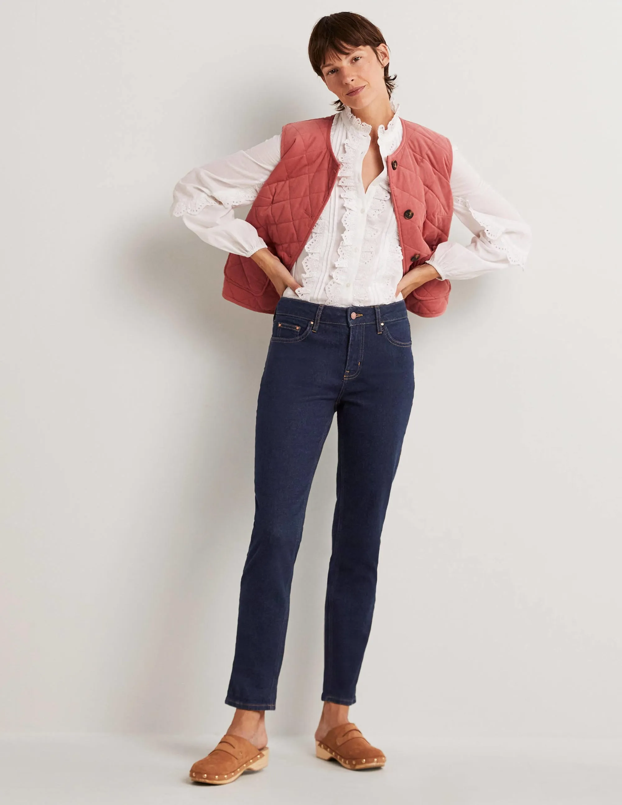 Girlfriend Jeans-Indigo