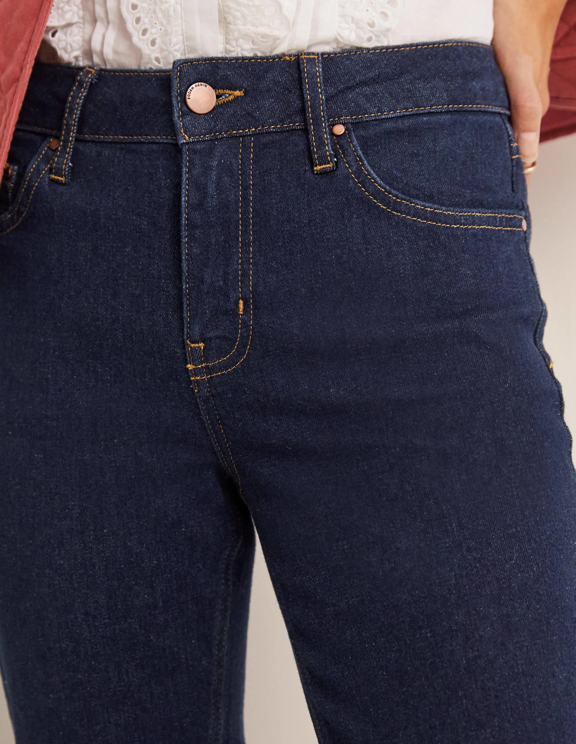 Girlfriend Jeans-Indigo