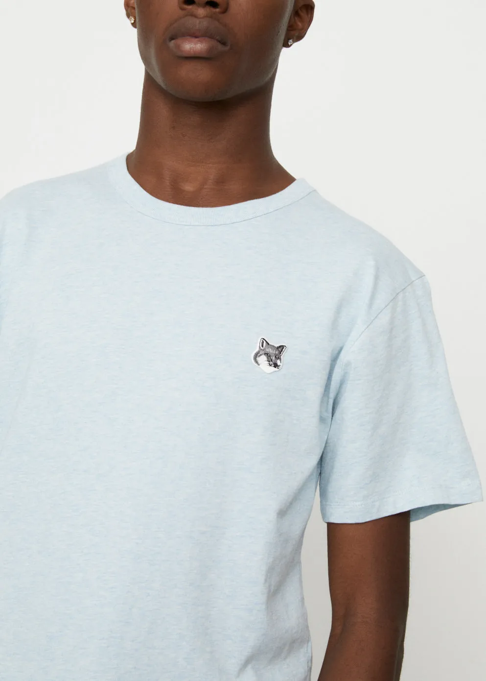 Grey Fox Head Patch Classic T-Shirt
