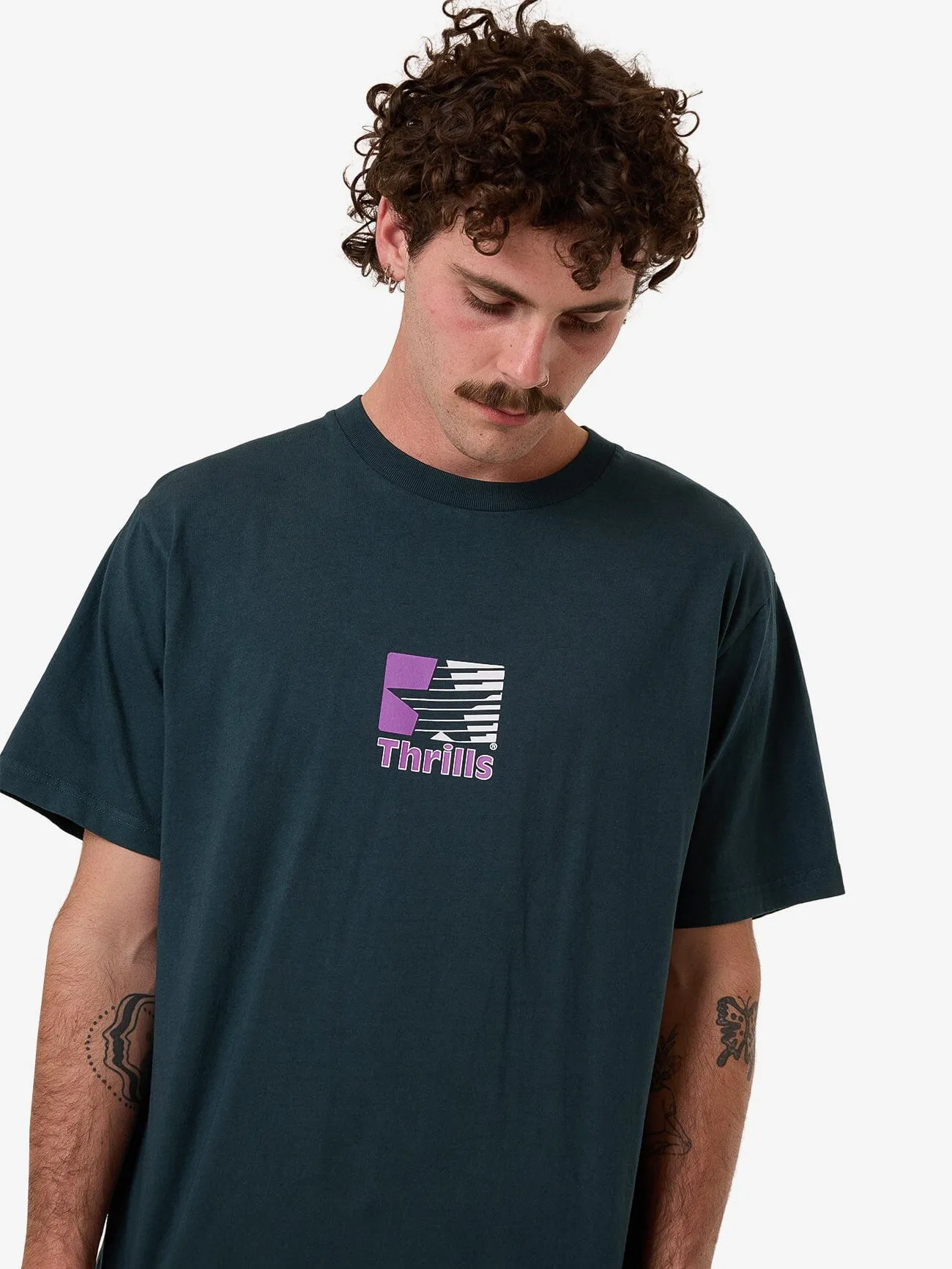Hazed Merch Fit Tee - Deep Teal