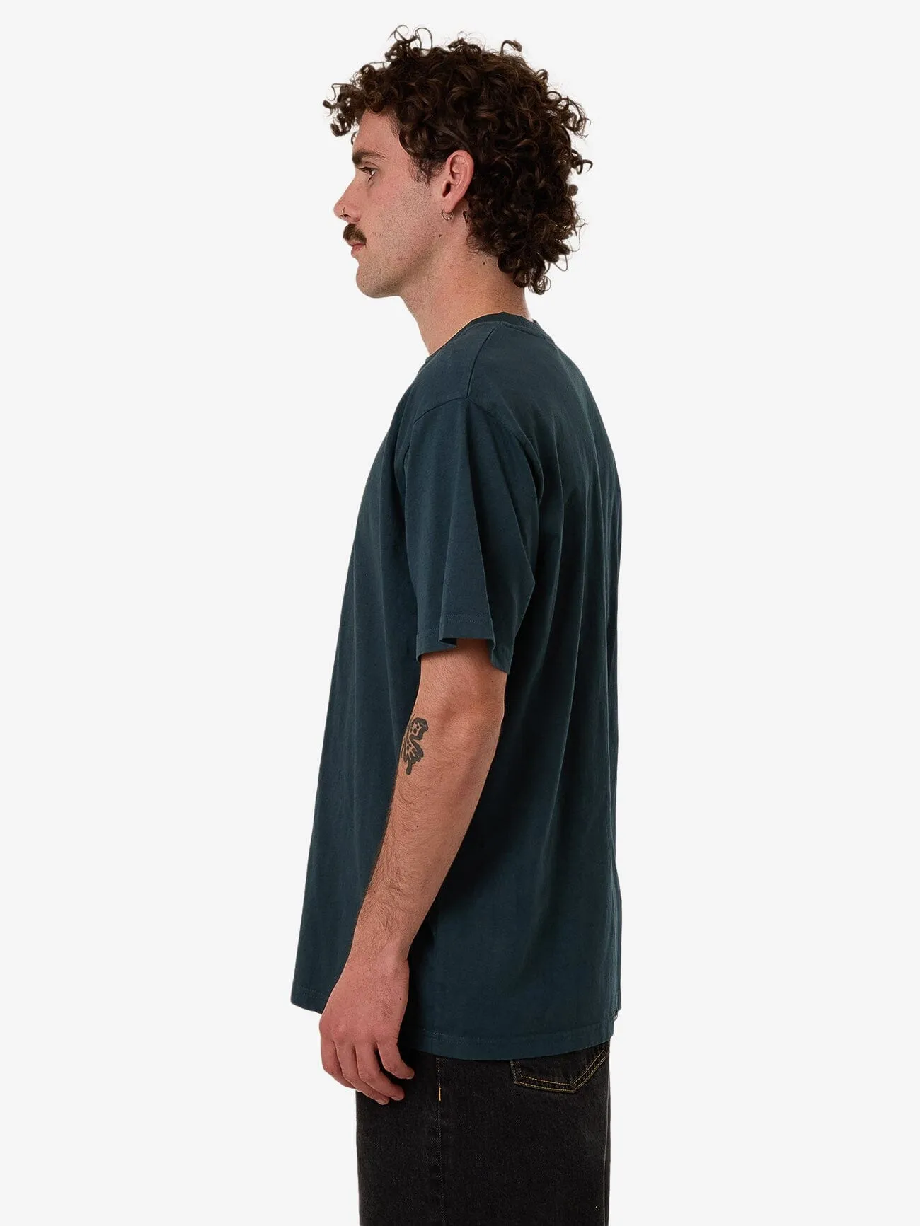 Hazed Merch Fit Tee - Deep Teal