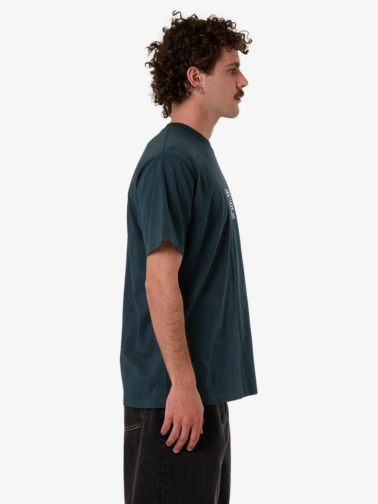 Hazed Merch Fit Tee - Deep Teal