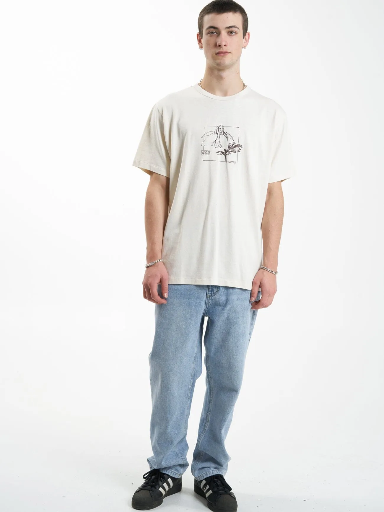 Hemp Experience Merch Fit Tee - Unbleached