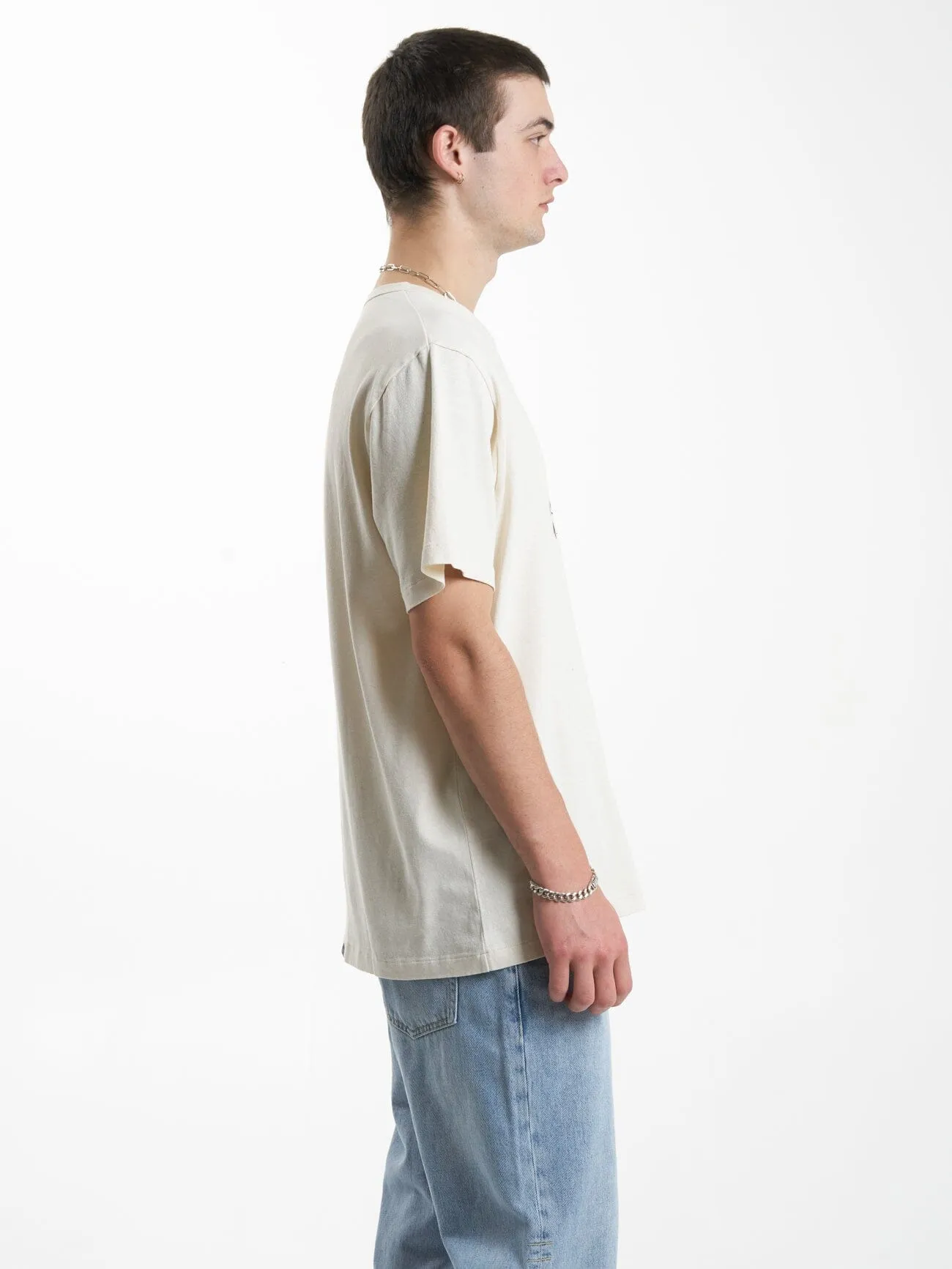 Hemp Experience Merch Fit Tee - Unbleached